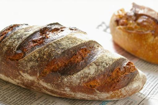 素朴なカンパーニュ 素朴なカンパーニュの写真