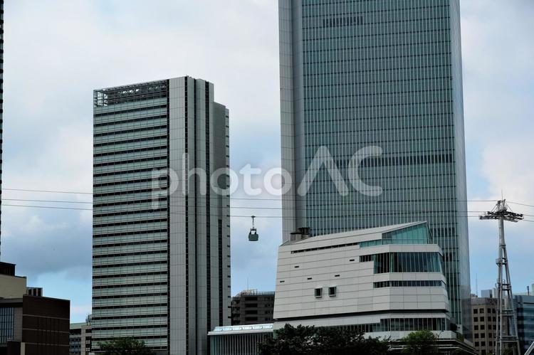 横浜のロープウェイのゴンドラ 横浜,みなとみらい,ロープウェイの写真素材