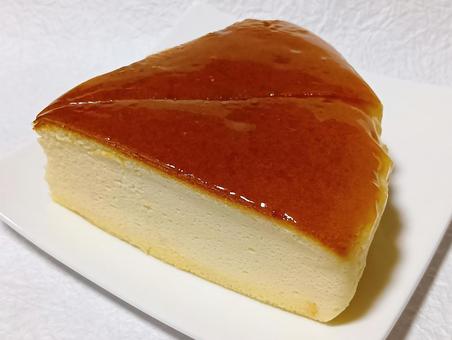 スフレチーズケーキ スフレチーズケーキ,チーズケーキ,スイーツの写真素材