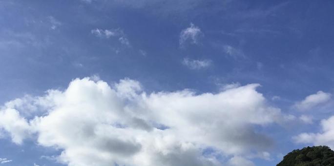 青空と雲の写真