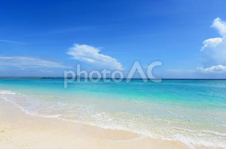 沖縄の美しい海の風景 海,沖縄,日本の写真素材
