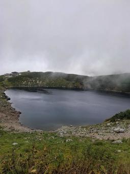山の湖 山の湖の写真