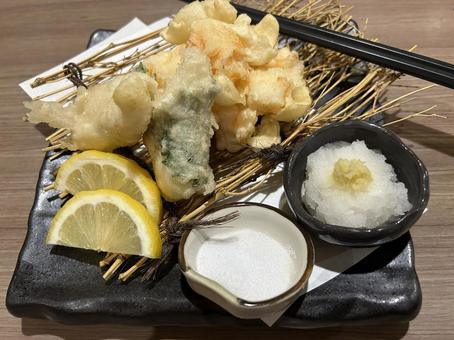 天ぷら 和風,天ぷら,天婦羅の写真素材