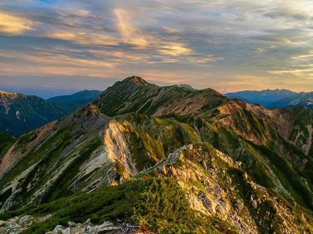 水晶岳 水晶岳の写真