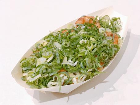 たこ焼き たこ焼き,九条ねぎたこ焼き,小麦粉の写真素材