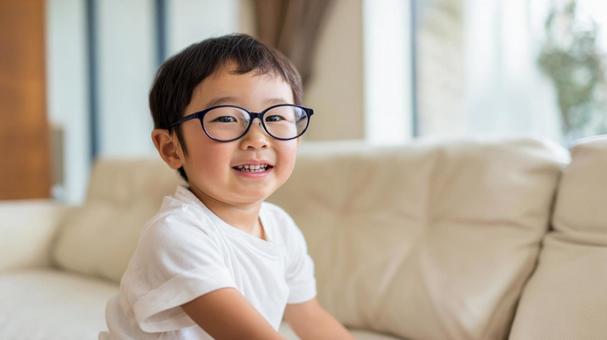 眼鏡をかけたの写真