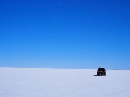 ウユニ塩湖に行く途中も絶景 南米,南米旅行,海外旅行の写真素材