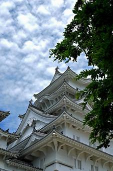 立ち上がれ姫路城そんな気分にさせる勇姿 姫路城,観光,日本城の写真素材