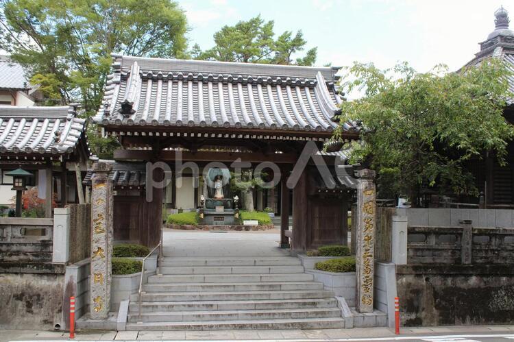 大日寺　第十三番札所　山門 大日寺,第十三番札所,山門の写真素材