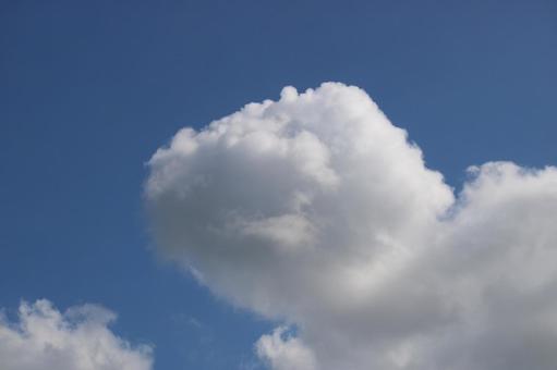 青空と雲 青空と雲の写真