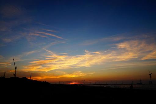 夕景 夕景の写真