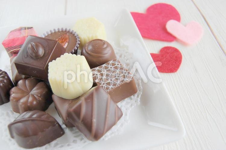 チョコレート　バレンタインのイメージ素材 バレンタイン,チョコレート,チョコの写真素材