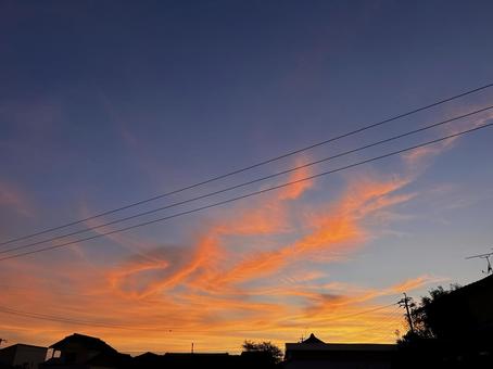 夕焼け 夕焼けの写真