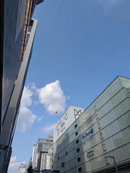 銀座 銀座 町並み,都会,東京の写真素材