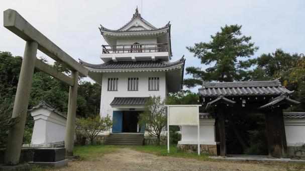 大野城 模擬天守 大野城 模擬天守 大野城,お江,浅井三姉妹の写真素材