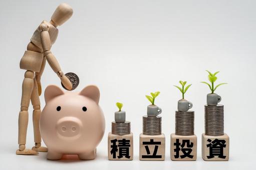 積立投資でお金が増えていくイメージ 貯金,お金,金融の写真素材
