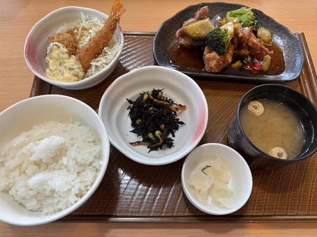 ランチの定食 ランチの定食 定食,料理,食事の写真素材