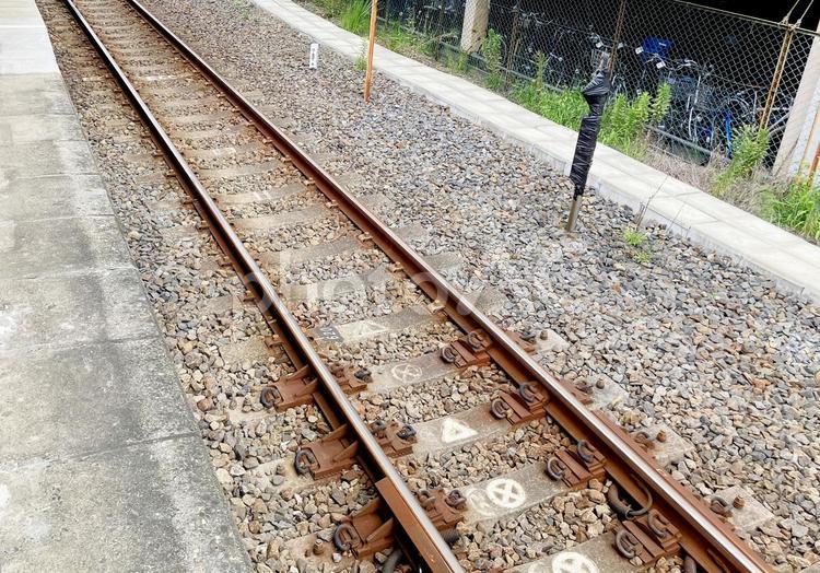 線路 線路,鉄道,線路沿線の写真素材