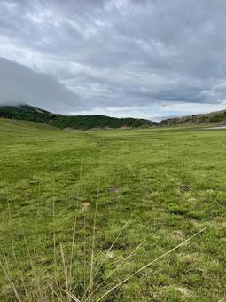 草千里の風景 草千里の風景の写真