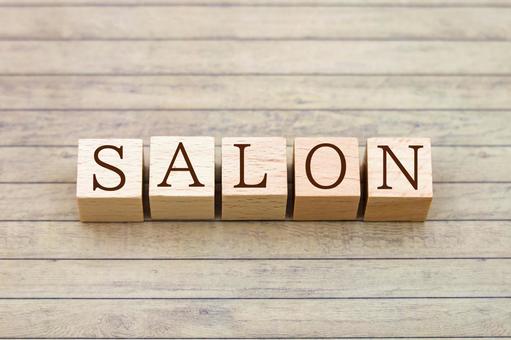 サロンのタイトル文字 サロンのタイトル文字 サロン,salon,美容院の写真素材