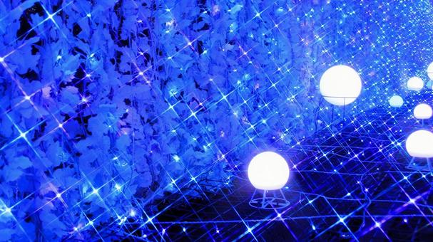 御殿場高原時之栖のイルミネーション イルミネーション,夜景,ライトアップの写真素材