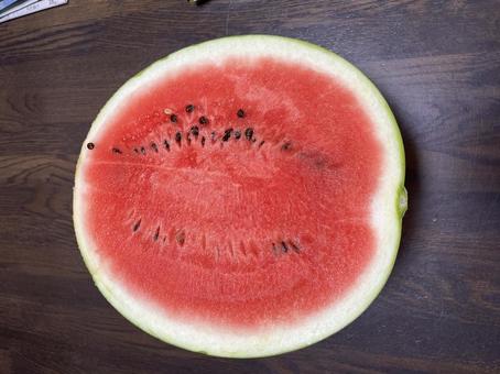 Photo, watermelon, cross section, vegetables, 