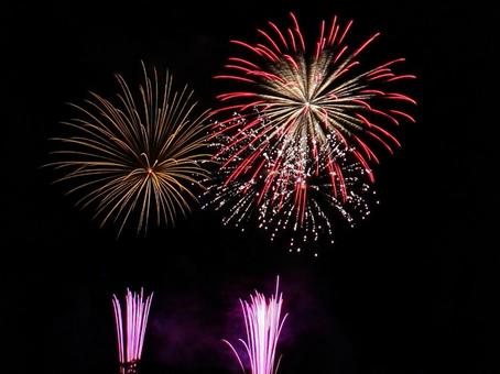 日本の花火の写真