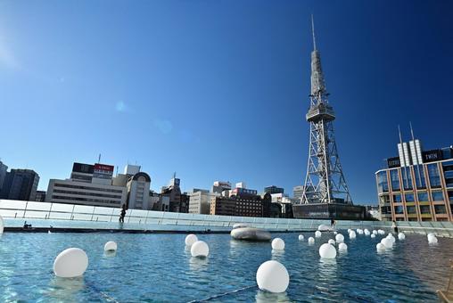 中部電力 MIRAI TOWER18 中部電力 MIRAI TOWER18 ミライタワー,タワー,塔の写真素材