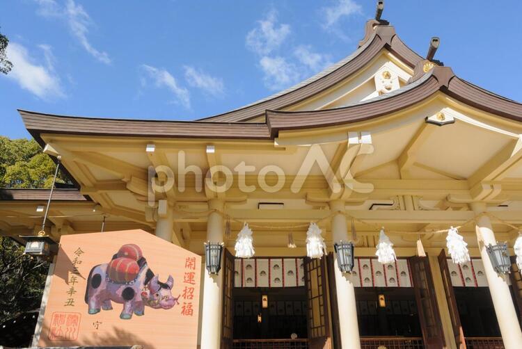 新春のイメージ　湊川神社 湊川神社,神社仏閣,神戸市の写真素材