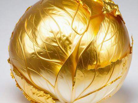 金のキャベツの写真