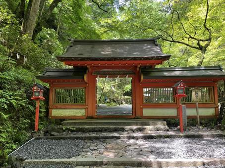 貴船神社 奥宮 貴船,神社,奥宮の写真素材