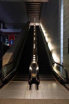 エスカレーター エスカレーター,階段,のぼるの写真素材