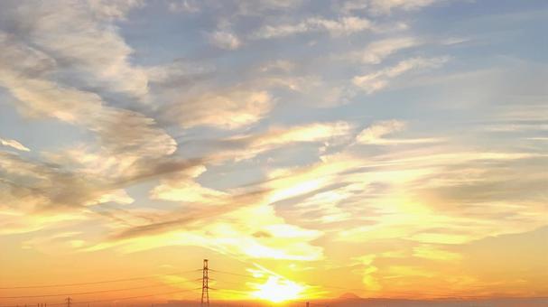夕暮れ_1 夕暮れ_1の写真