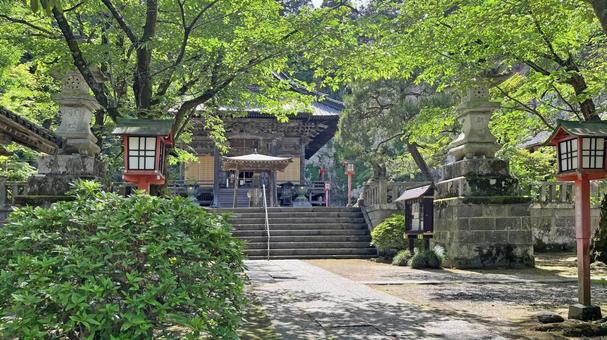 坂東33観音 10番 正法寺 境内の風景 坂東33観音 10番 正法寺 境内の風景 正法寺,巌殿山,観音堂の写真素材