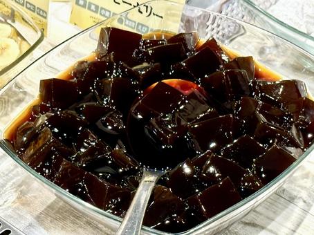 バイキング　コーヒーゼリー コーヒーゼリー,洋菓子,冷たいの写真素材