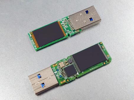 USBメモリー32Gと64G usbメモリー3.0,データ,ビジネスの写真素材