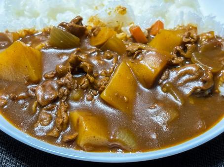 具沢山のカレーライス カレーライス,ビーフカレー,具沢山の写真素材