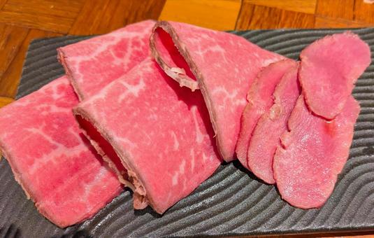 ローストビーフ ローストビーフ,肉,食事の写真素材