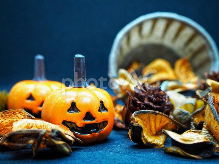 ハロウィン ハロウィン,かぼちゃ,秋の写真素材
