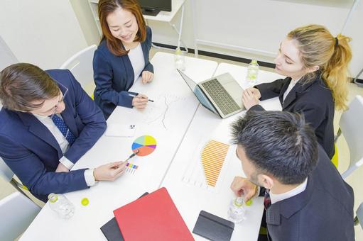 Business person to have a meeting Business person to have a meeting