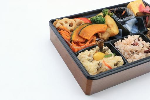 おこわ弁当 弁当,おこわ,米の写真素材