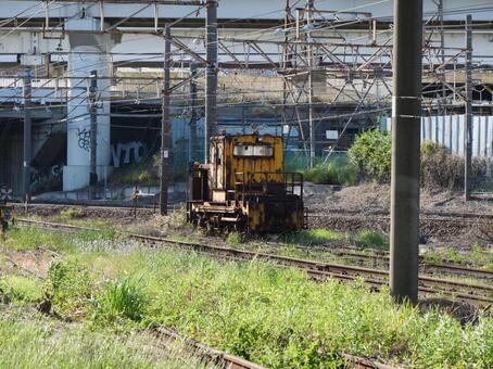 浜川崎駅ディーゼルカー 浜川崎駅,jr鶴見線,南武線の写真素材