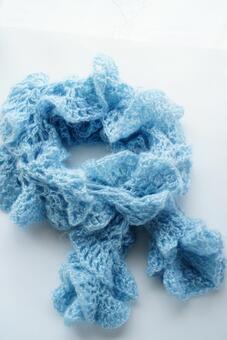 Hand-knitted scarf, warmth, fluffy, cleaner, JPG