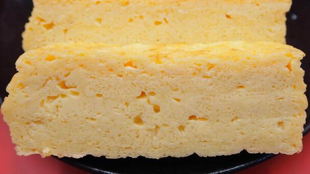 だし巻きたまご・おせち料理（マクロ撮影） おせち料理,だし巻きたまご,厚焼きの写真素材