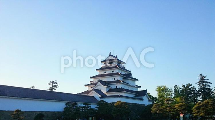若松城（鶴ヶ城） 若松城,鶴ヶ城,城の写真素材