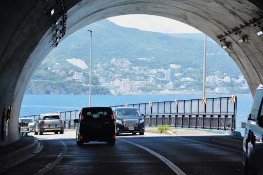 Photo, tunnel, atami, an urban area, 