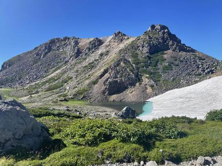 白山 お池めぐりお池2 白山 お池めぐりお池2 白山,自然,登山の写真素材