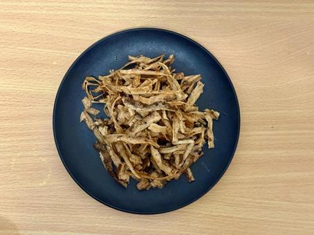 素揚げしたごぼう ごぼう,牛蒡,おつまみの写真素材