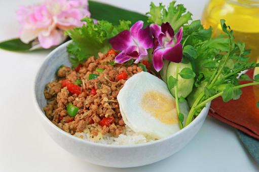 ガパオ ガパオ ガパオ,タイ料理,エスニック料理の写真素材