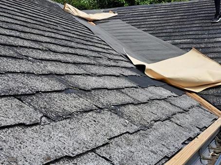 Photo, roof, sheet metal, roof repair, 